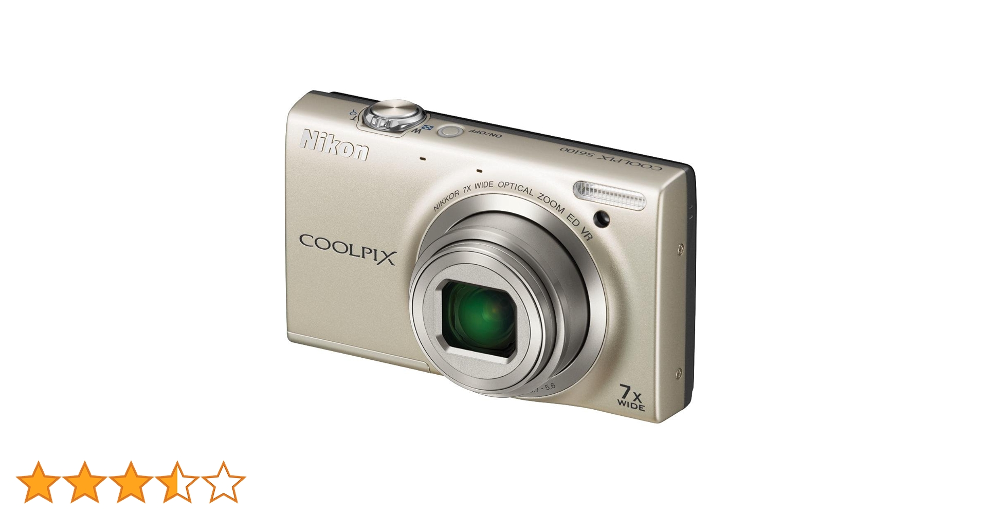 ★Nikon COOLPIX S6100●超コンパクト●動画OK Amazon Canada: Nikon COOLPIX S6100 16 MP Digital Camera with 7x